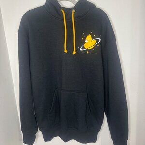 Five Hills Quakity Planet Black Large Hoodie